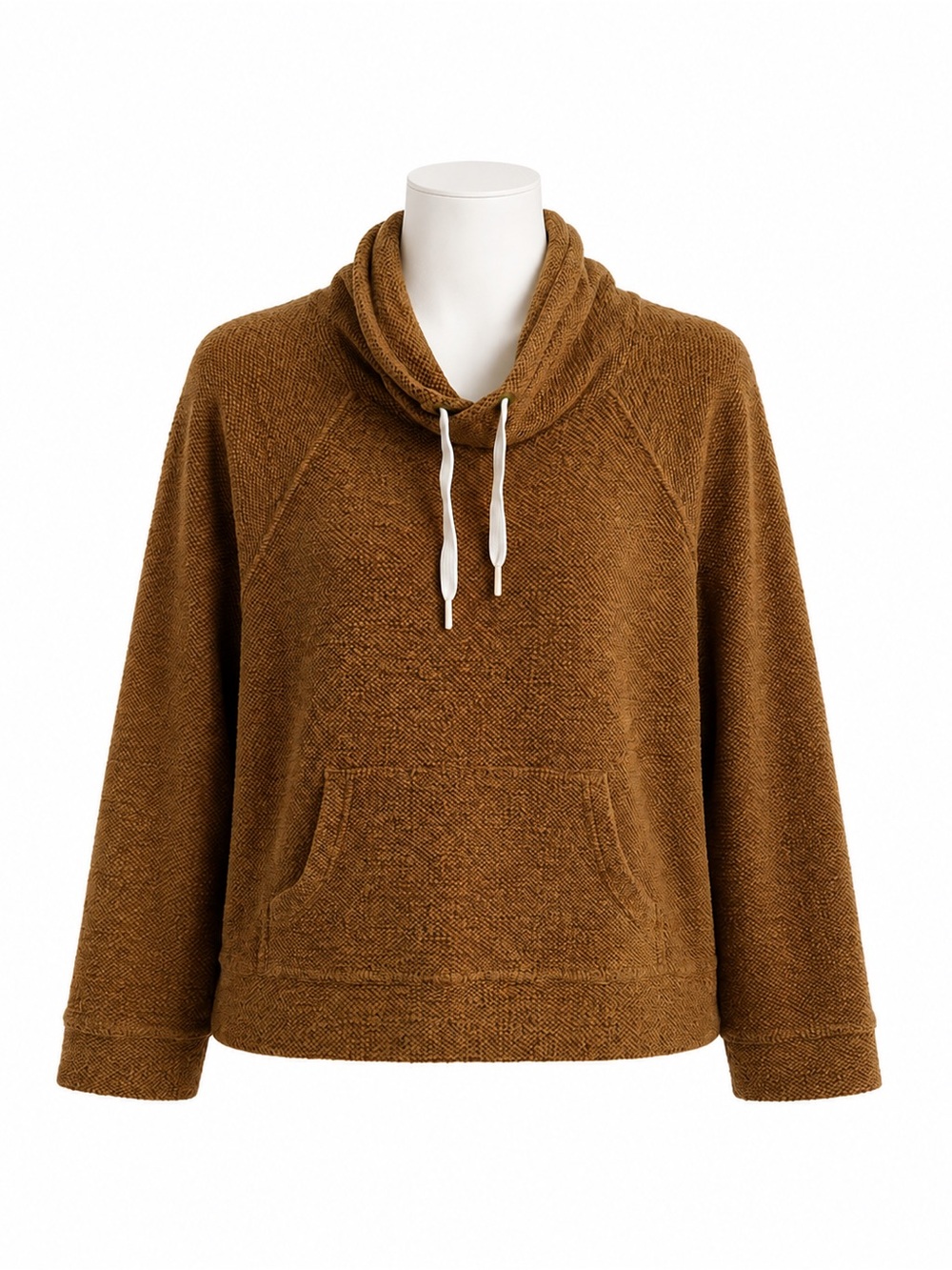 Size M Offline by Aerie Women’s Brown Cowl Neck Pullover Sweater